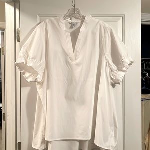 Athleta activewear collared top, 3X.